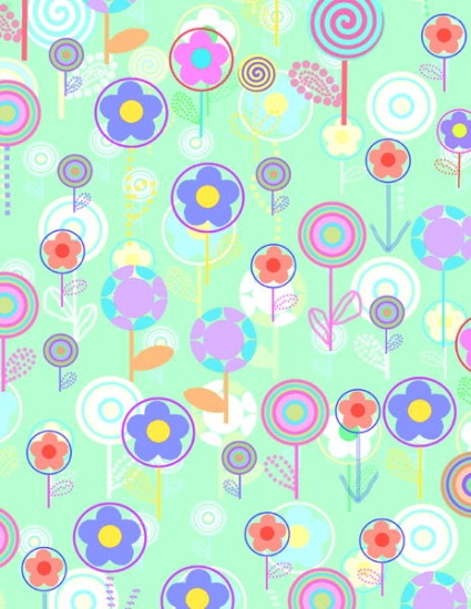 Overlayer Flowers von  Louisa  Knight