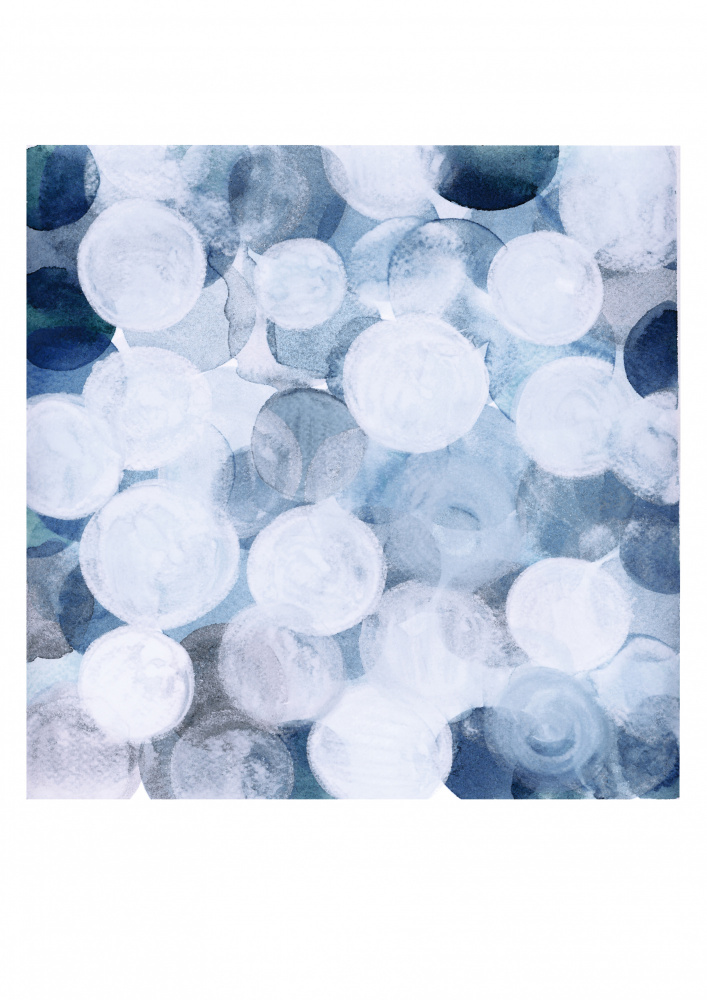 Blue Bubbles von Louise van Terheijden