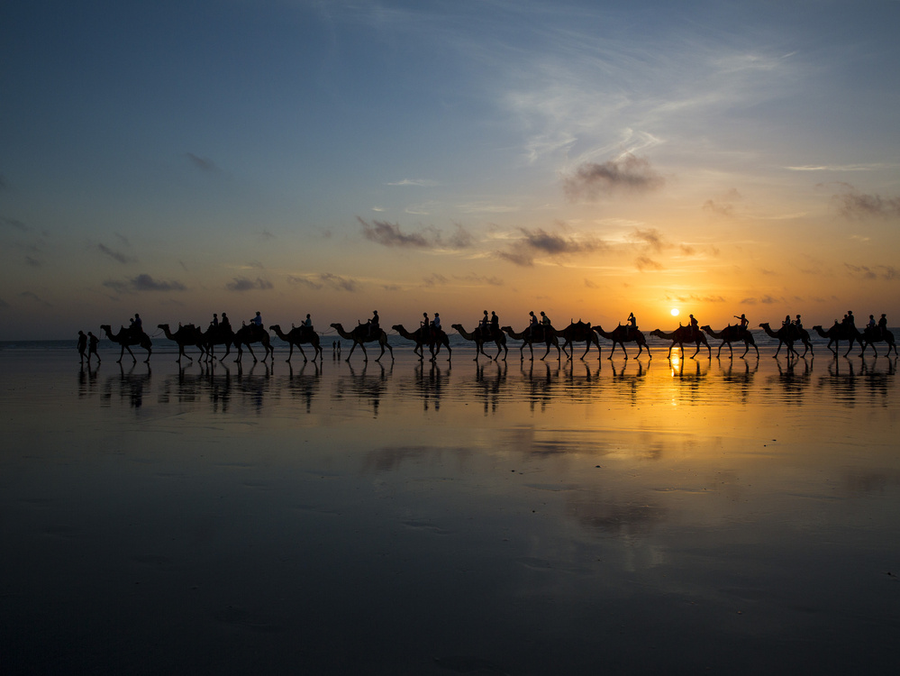 Sunset in Broome von Louise Wolbers