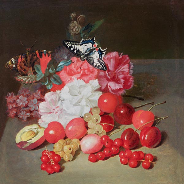 Still Life with Butterflies (attributed) von Louis Leopold Boilly