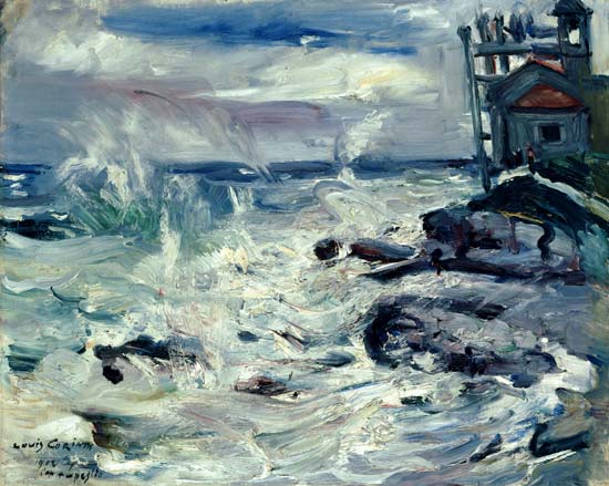 Sturm auf Cap Ampeglio. von Lovis Corinth