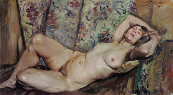 Liegender weiblicher Akt. von Lovis Corinth