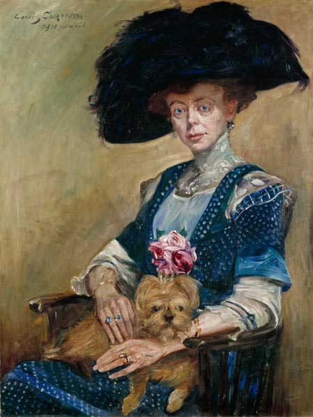 Porträt Frau Luther von Lovis Corinth