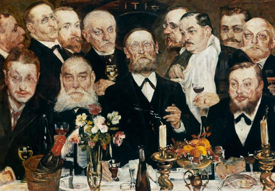 Die Logenbrüder von Lovis Corinth