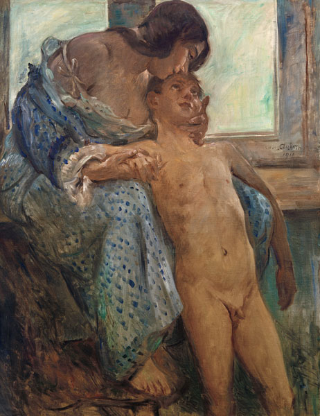Mutterliebe von Lovis Corinth