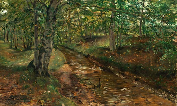 Waldbach bei St. Heinrich am Starnberger See von Lovis Corinth