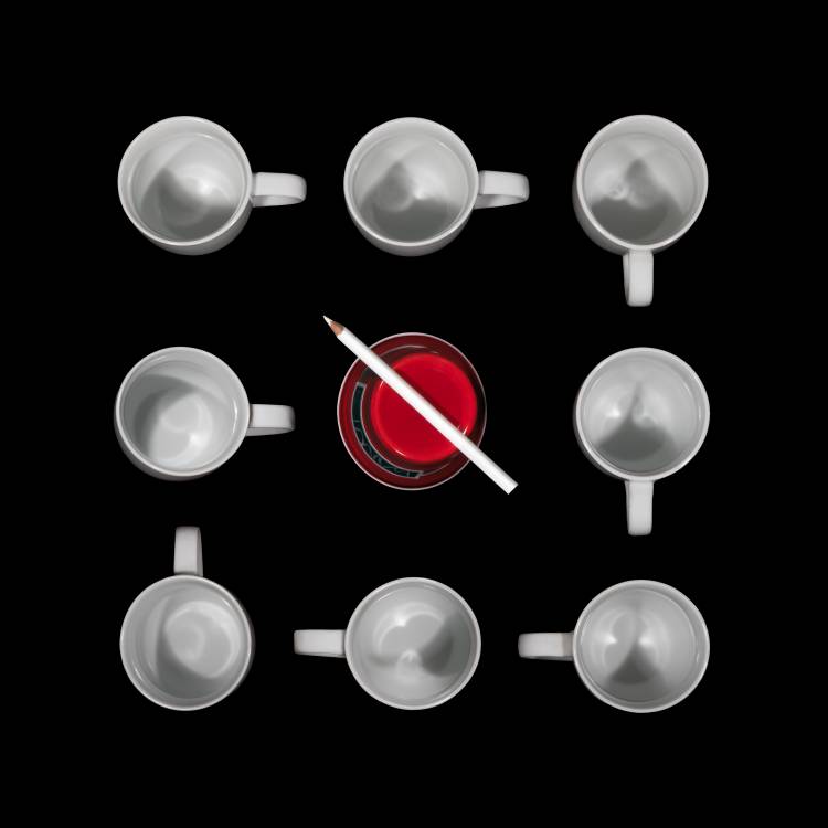 Endless road to my cup of tea von Luc Stalmans