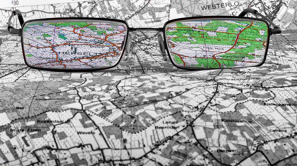 Google Maps anno 1980 von Luc Stalmans