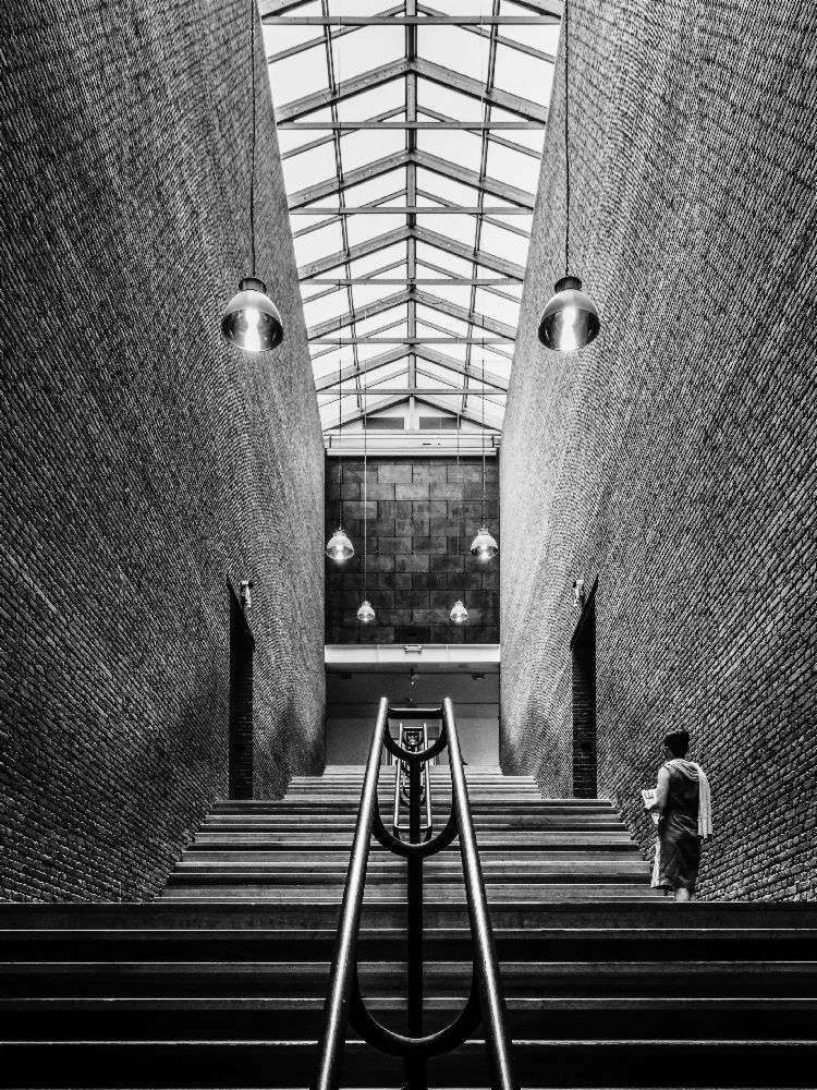 Die lange Treppe hinauf von Luc Vangindertael (laGrange)