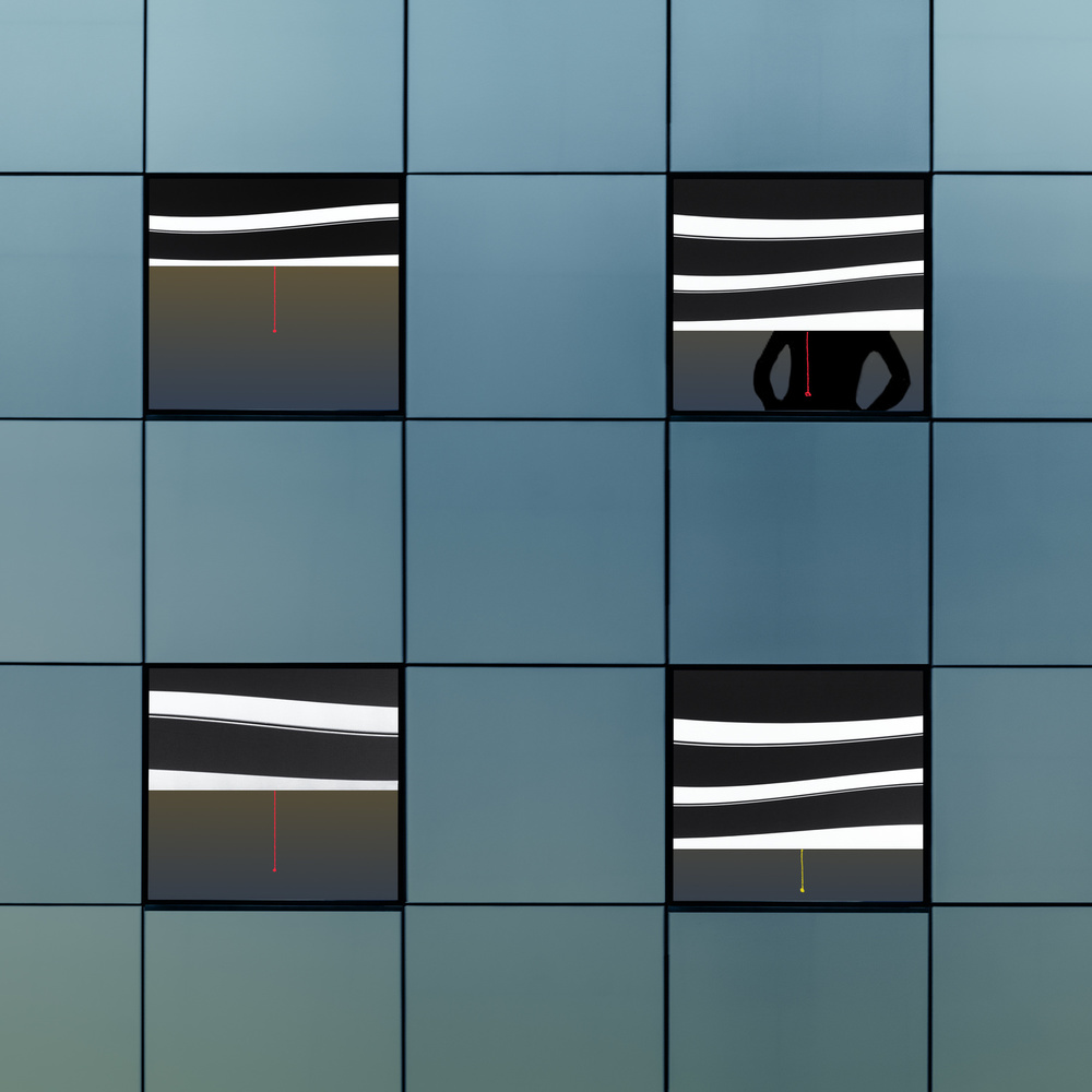 Yellow curtain rope von Luc Vangindertael (laGrange)