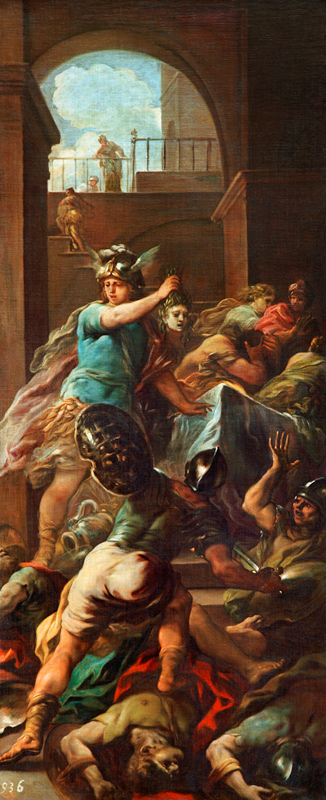 L.Giordano, Perseus mit Haupt der Medusa von Luca Giordano