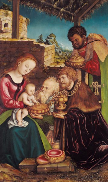 Anbetung der Könige von Lucas Cranach d. Ä.