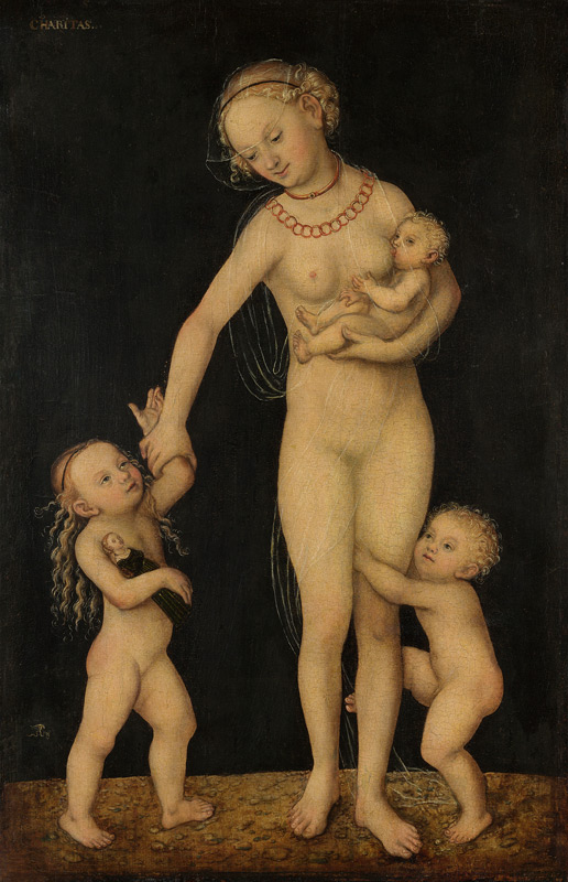 Barmherzigkeit von Lucas Cranach d. Ä.