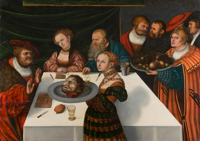 Gastmahl des Herodes von Lucas Cranach d. Ä.