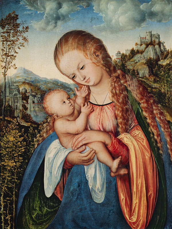 Maria mit dem Kinde von Lucas Cranach d. Ä.