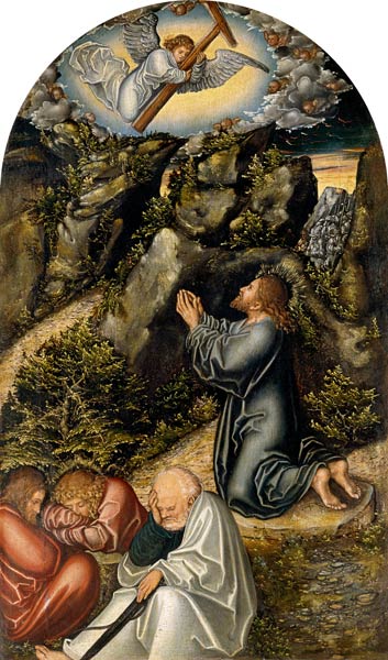 Christus am Ölberg von Lucas Cranach d. Ä.