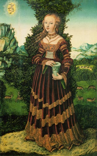 Heilige Maria Magdalena. von Lucas Cranach d. Ä.