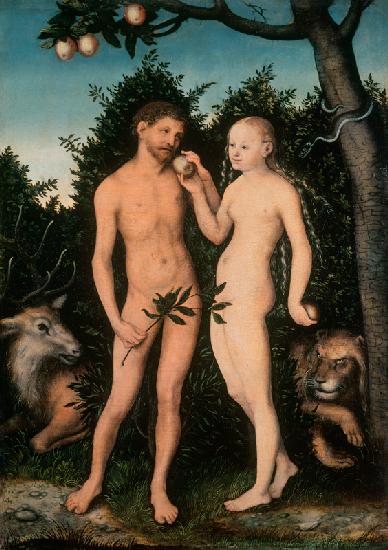 Adam und Eva im Paradies (Sündelfall)