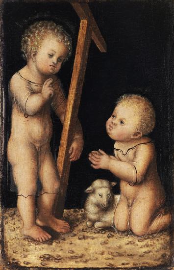 Der Christusknabe mit dem kindlichen Johannes dem Täufer