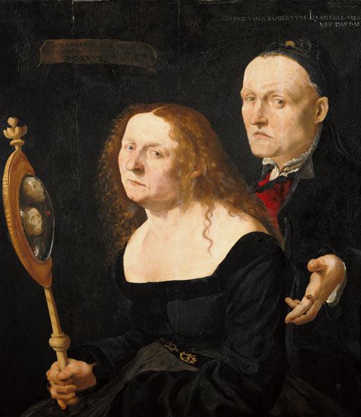 Der Maler Hans Burgkmair und seine Frau Anna.