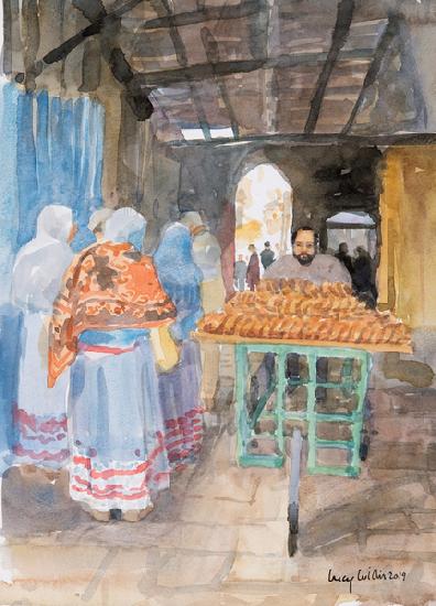 Bagel Seller in the Old City, Jerusalem 2019