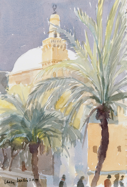 Old City Palms II, Jerusalem von Lucy Willis