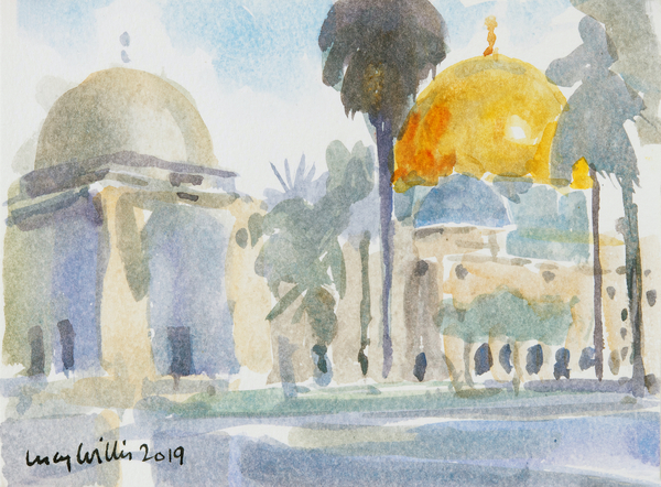 The Golden Dome, Jerusalem von Lucy Willis