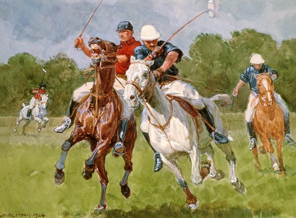 Riding Off von Ludwig Koch