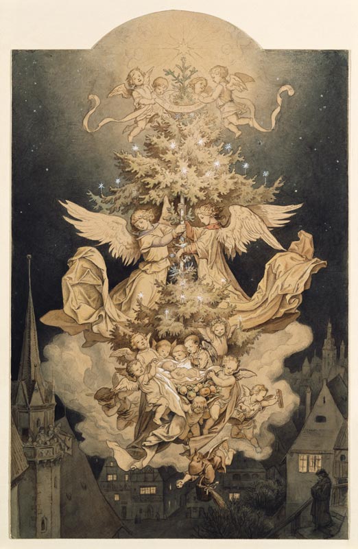 Christnacht von Ludwig Richter