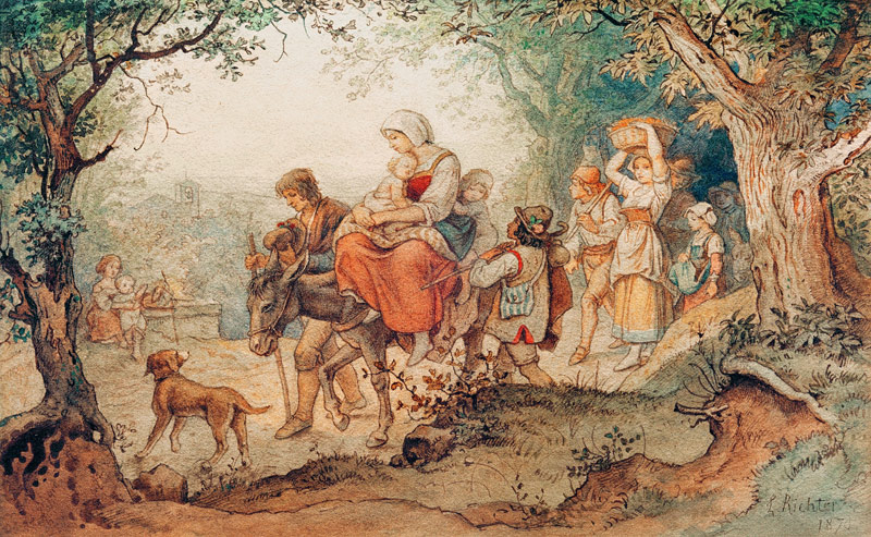 L.Richter, Heimkehr von Ludwig Richter