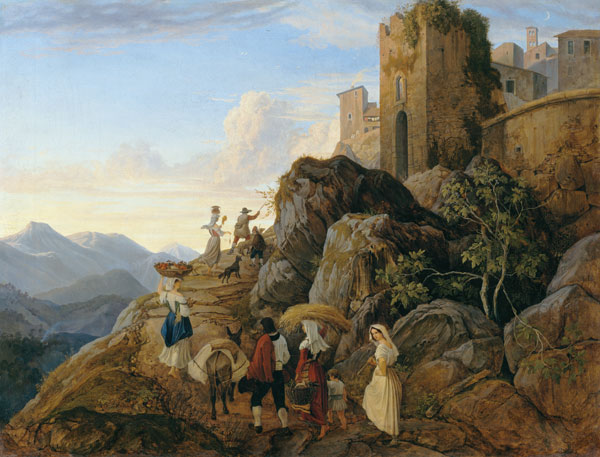 Civitella (Der Abend) von Ludwig Richter