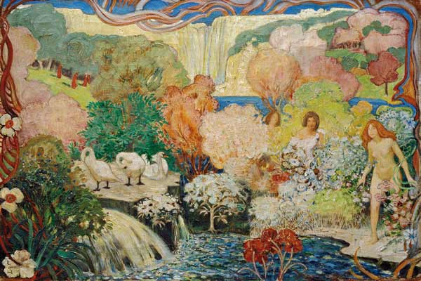 Blütenzauber von Ludwig von Hofmann