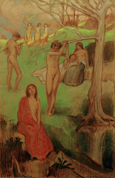 Frühling von Ludwig von Hofmann