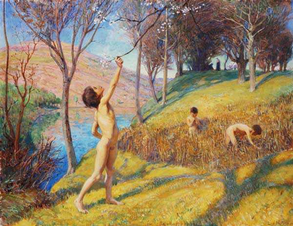 Frühling von Ludwig von Hofmann