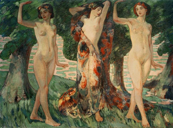 Der Reigen von Ludwig von Hofmann