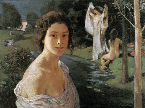 Notturno. Späte 90ger Jahre von Ludwig von Hofmann