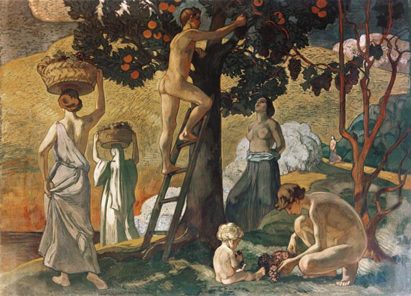 Obsternte von Ludwig von Hofmann