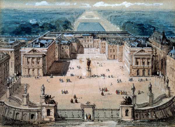 View of Versailles von Luigi Loir