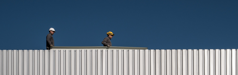the construction of the wall von Lus Joosten
