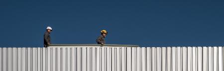 the construction of the wall