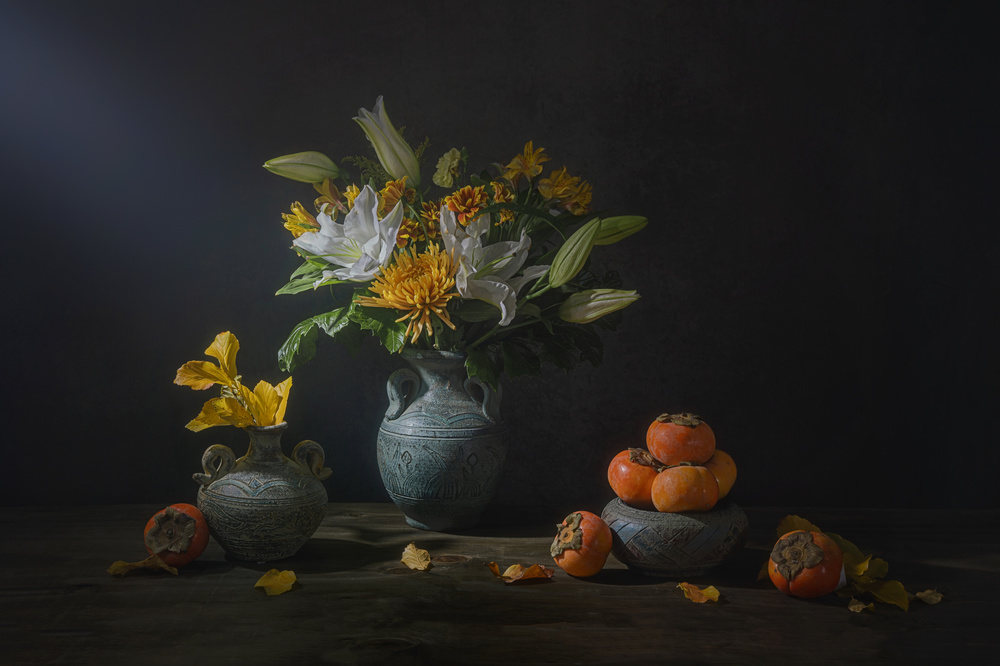Persimmon Harvest von Lydia Jacobs