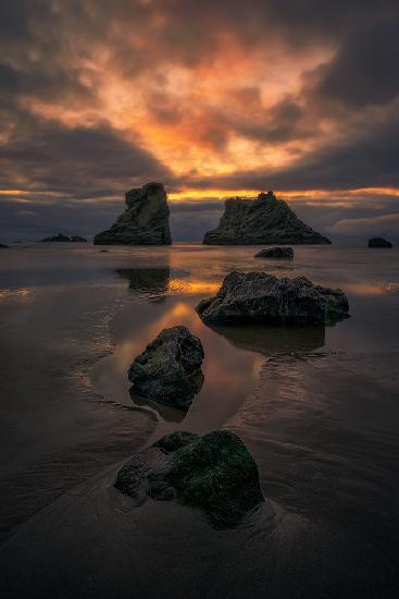 Sunset at Bandon Beach
