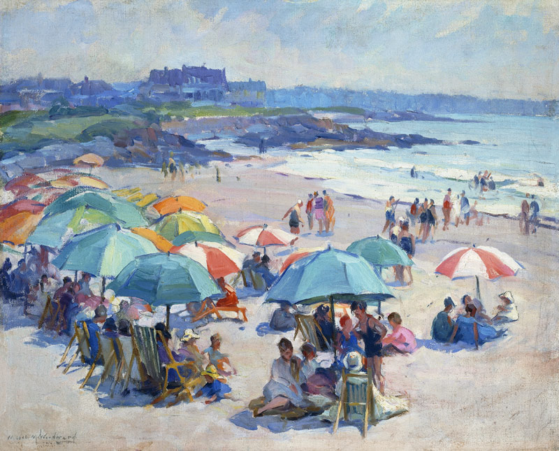 Ein Nachmittag am Strand von Mabel Woodward