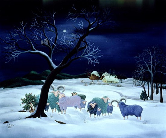 Silent Night, Holy Night, 1995 (oil on canvas)  von Magdolna  Ban