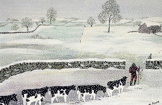 Cotswold: Winter Scene  von  Maggie  Rowe