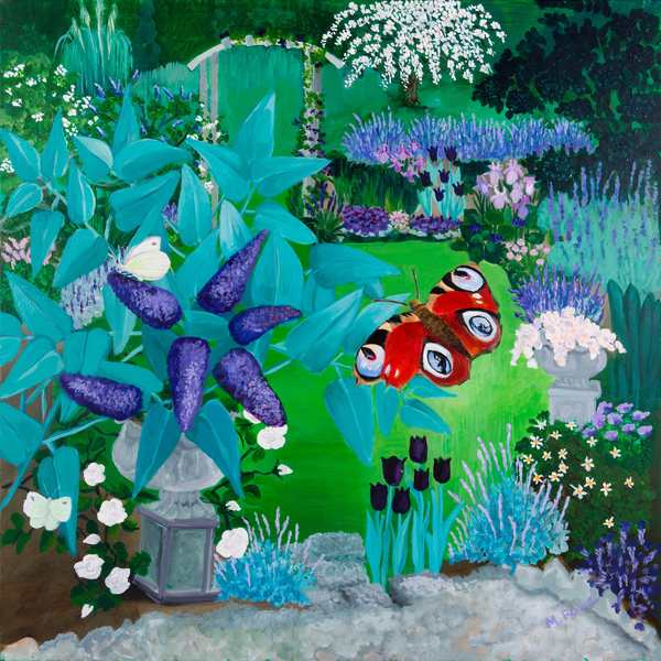 Mauve Garden von  Maggie  Rowe