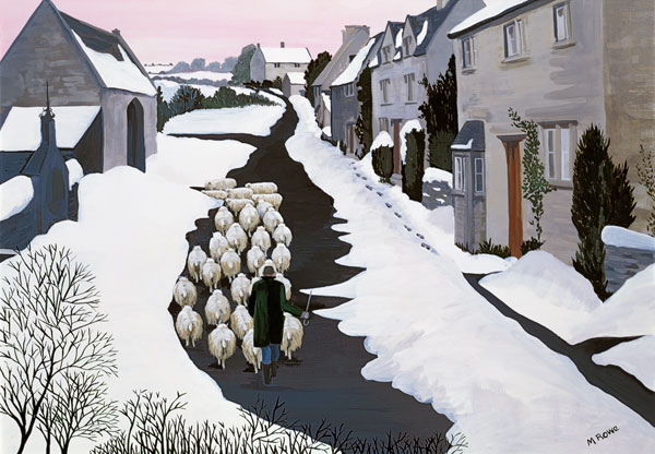 Whittington in winter  von  Maggie  Rowe