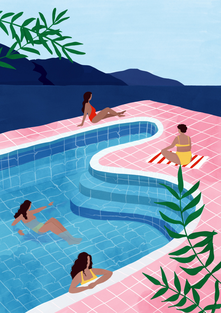 Pool Ladies von Maja Tomljanovic