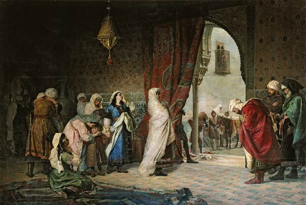 Salida del Boabdil, at the Alhambra von Manuel Gomez Moreno y Gonzalez