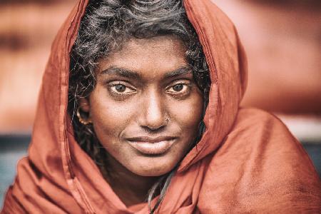 The girl from Manu tribe